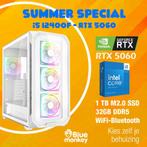 RGB PC nieuw - i5 12400f - RTX 5060 - 32GB DDR5 - 1 TB m2.0, Computers en Software, Desktop Pc's, 32 GB, Blue Monkey , Virtual Reality