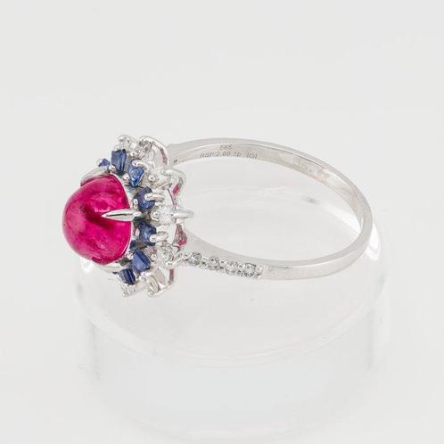 Zonder Minimumprijs - Ring - 14 karaat Witgoud - 2.89ct. tw., Sieraden, Tassen en Uiterlijk, Ringen