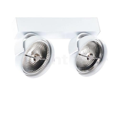 Delta Light Rand Plafondlamp LED 2-lichts, wit , uitlooparti, Huis en Inrichting, Lampen | Plafondlampen, Nieuw, Verzenden