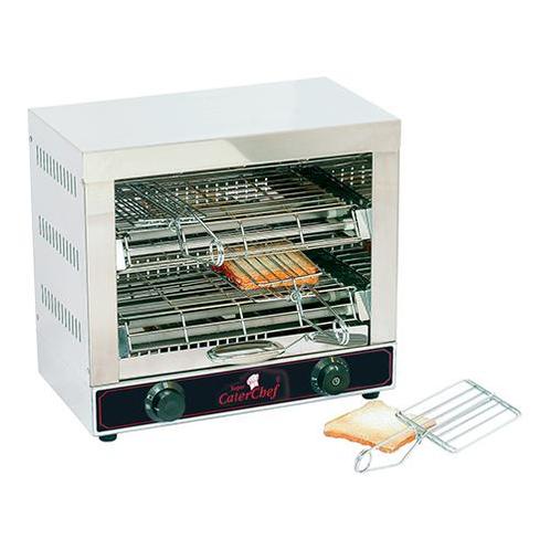 CaterChef tosti-apparaat, twee etages, Zakelijke goederen, Horeca | Keukenapparatuur, Nieuw zonder verpakking, Ophalen of Verzenden