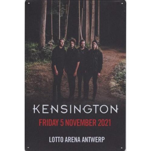 Wandbord - Kensington – Lotto Arena Antwerpen 2021, Verzamelen, Muziek, Artiesten en Beroemdheden, Poster, Artwork of Schilderij