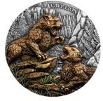 Liberia. 20 Dollars 2026 – Megafauna Cave Lion – 2 oz -