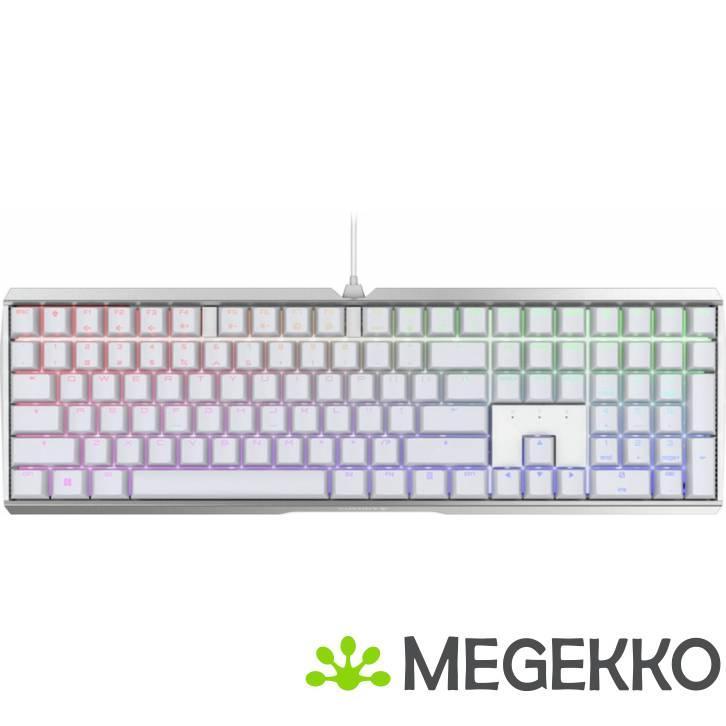 Cherry MX Board 3.0S RGB Wit Cherry MX Red, Computers en Software, Toetsenborden, Nieuw, Verzenden