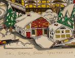 Charles Fazzino (1955) - Ski, Skate, Snow... Spectacular, Antiek en Kunst