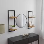vidaXL Wandschappen 2 st 25x25x75 cm massief acaciahout en, Verzenden, Nieuw