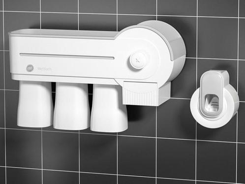 WhiteTeeth Tandenborstelhouder - Wit - Tandpasta Dispenser -, Huis en Inrichting, Keuken | Keukenbenodigdheden, Nieuw