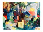 Kunstdruk August Macke - Landschaft 60x80cm, Verzenden, Nieuw