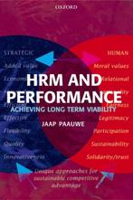 HRM and Performance 9780199273911 J. Paauwe, Verzenden, Gelezen, J. Paauwe