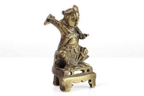 Figuur - Protector figure - Gepatineerd brons - China - Qing, Antiek en Kunst, Antiek | Overige Antiek