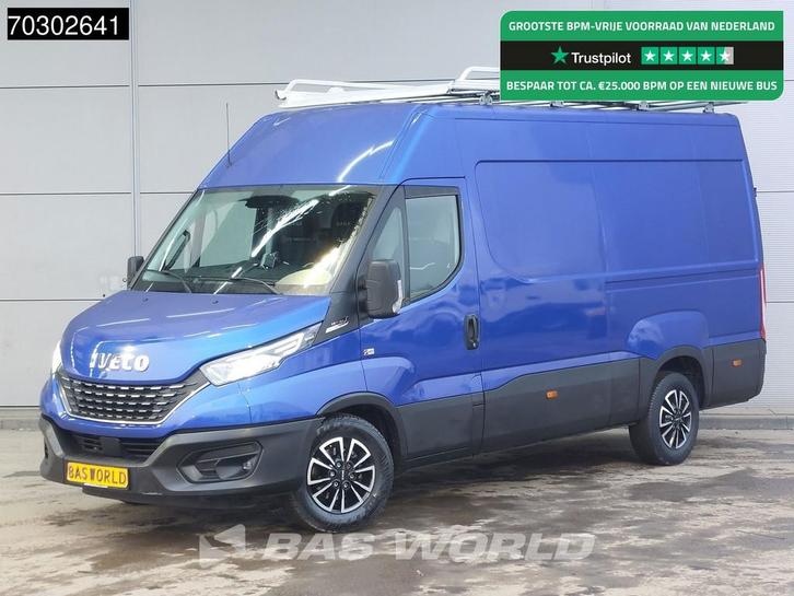 Iveco Daily 35S18 3.0L Automaat L2H2 3,5t Trekhaak 180PK Nav, Auto's, Bestelauto's, Lease, Automaat, Financial lease, Overige kleuren