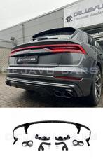 SQ8 Look Diffuser + Uitlaat sierstukken voor Audi Q8 SUV S l, Ophalen of Verzenden