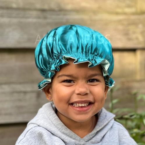 Groene Satijnen Slaapmuts ( Voor Kinderen van 3-7 jaar ) / K, Sieraden, Tassen en Uiterlijk, Uiterlijk | Haarverzorging, Nieuw