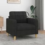 vidaXL Fauteuil 60 cm stof zwart, Huis en Inrichting, Banken | Bankstellen, Eenpersoons, Verzenden, Nieuw, Minder dan 150 cm