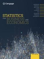 Statistics for Business and Economics 9781473791350, Verzenden, Zo goed als nieuw