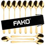 Fako Bijoux® - 12 Lange Lepels - Latte Macchiato - Longdrink, Huis en Inrichting, Verzenden, Nieuw