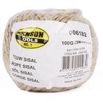 Benson Universeel sisal touw - 25 meter - 100 gram - duur..., Ophalen of Verzenden, Nieuw