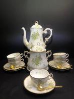 Limoges - dorée a lor fine - Theeservies - Porselein