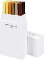 Tombow Brush pen ABT Dual Brush Pen 18pcs.-set, Earth col..., Verzenden, Nieuw