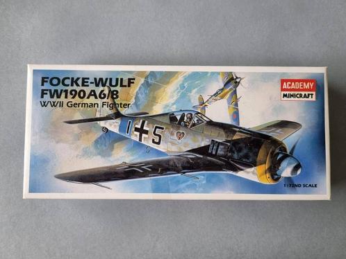 Academy 2120 FockeWulf Fw190A 6/8 1:72, Hobby en Vrije tijd, Modelbouw | Vliegtuigen en Helikopters, Verzenden