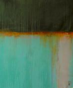 Ronald Hunter - Untitled square blue - XXL, Antiek en Kunst, Kunst | Schilderijen | Modern