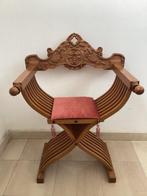Stoel - Beuken - Sedia Savonarola, Antiek en Kunst