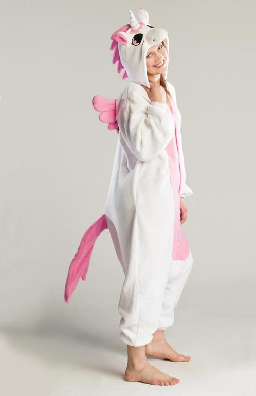 Onesie Wit Roze Pegasus Pak L-XL Eenhoornpak Kostuum Eenhoor, Kleding | Dames, Carnavalskleding en Feestkleding, Kleding, Nieuw