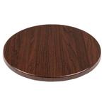Tafelblad - Rond - Donkerbruin - 60 cm - GG643, Verzenden