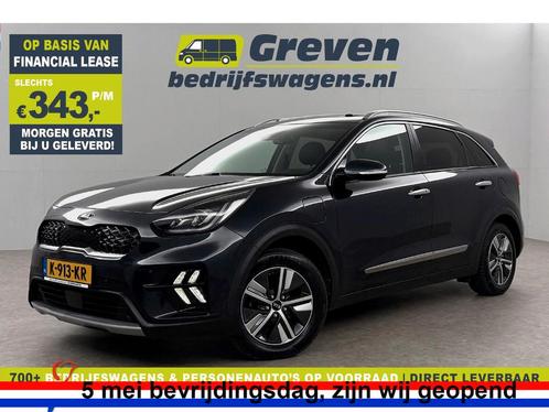 Kia Niro 1.6 GDi PHEV Executive Line 119PK Pano Sfeer Camera, Auto's, Kia, Automaat, Hybride Elektrisch/Benzine, Blauw, Verzenden