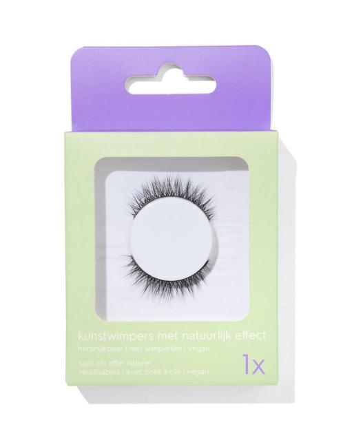 HEMA Kunstwimpers natuurlijk effect 1 set, Sieraden, Tassen en Uiterlijk, Uiterlijk | Cosmetica en Make-up, Nieuw, Verzenden