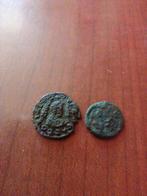 Axum Lot of 2 coins: Joel 550 AD. AE Unit & Ouazebas AE, Postzegels en Munten, Munten | Europa | Niet-Euromunten
