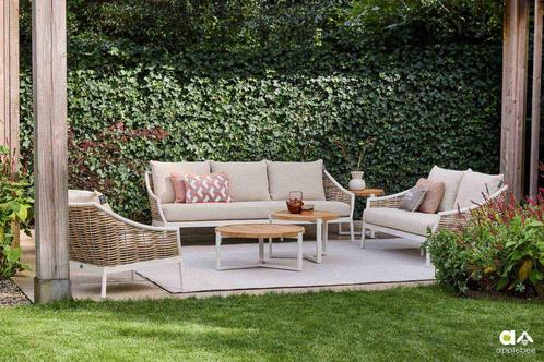 Apple Bee Milou loungeset Oyster |, Tuin en Terras, Tuinsets en Loungesets, Ophalen of Verzenden