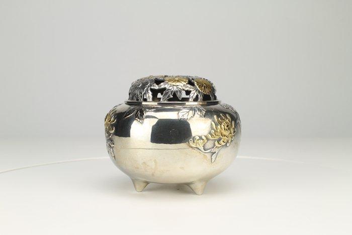 Signed Masayoshi  - Wierookbrander - Zilver, Antiek en Kunst, Antiek | Overige Antiek