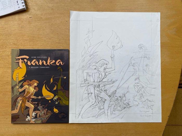 Franka - Album Dragon Tonnere + Potloodschets - 1 Album -, Boeken, Stripboeken
