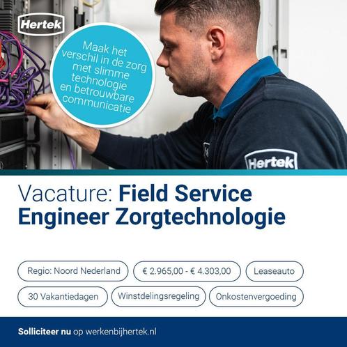 Vacature: Field Service Engineer Zorgtechnologie bij Hertek, Vacatures, Vacatures | Automatisering en ICT, Vanaf 3 jaar, MBO, 33 - 40 uur