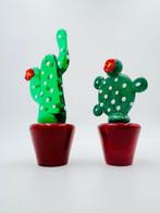 Guidotti - sculptuur, Coppia di Cactus - 8.5 cm -