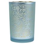 windlicht paisley turquoise large 18cm*, Verzenden, Nieuw