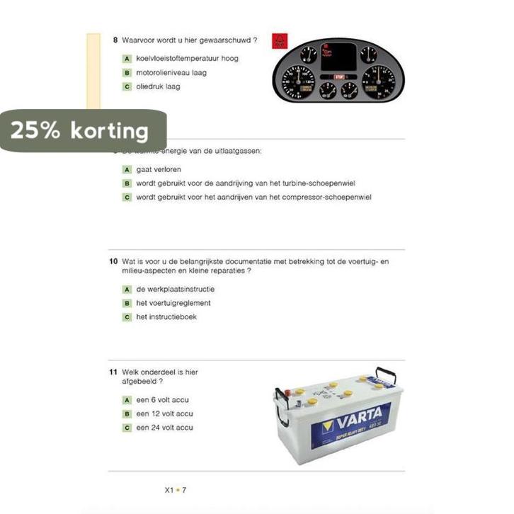 Theorie examen Examentraining techniek & controle 19e druk, Boeken, Techniek, Zo goed als nieuw, Verzenden
