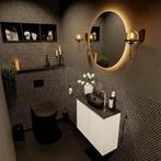 MONDIAZ FOWY toiletmeubel 60cm kleur talc. Waskom positie, Ophalen of Verzenden, Nieuw, Bad