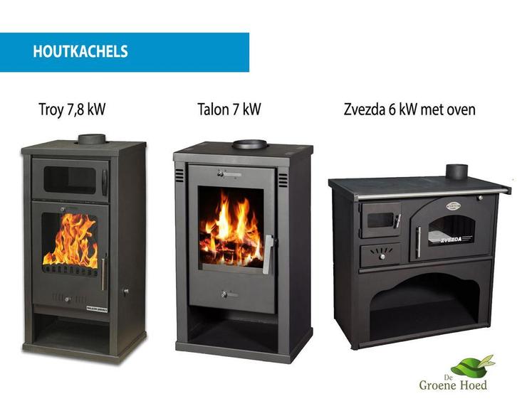 Robuuste houtkachel 8 kW evt met oven, Huis en Inrichting, Kachels, Houtkachel, Vrijstaand, Nieuw, Hout, Ophalen of Verzenden
