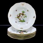 Herend - Exquisite Set of 6 Soup Plates (24,7 cm) -, Antiek en Kunst