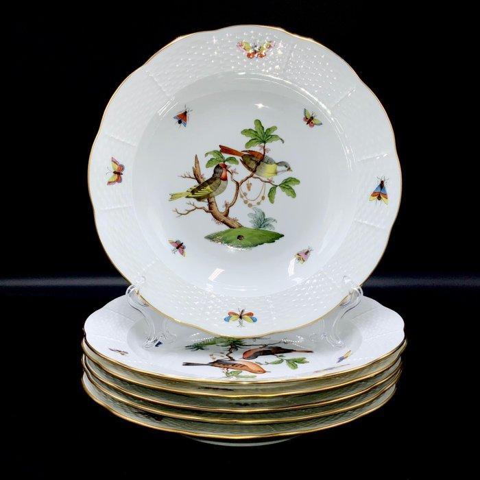 Herend - Exquisite Set of 6 Soup Plates (24,7 cm) -, Antiek en Kunst, Antiek | Meubels | Tafels