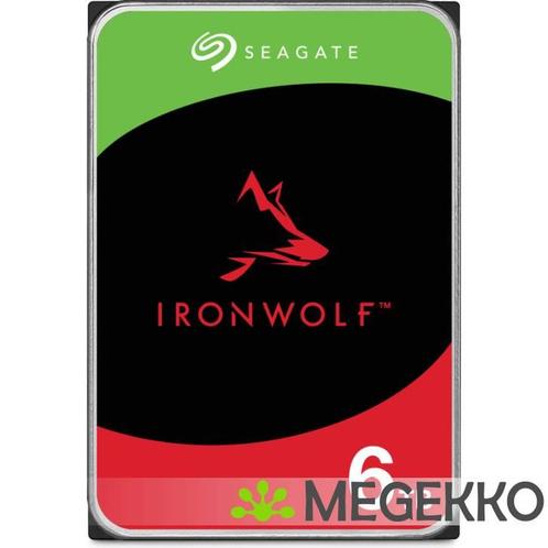 Seagate HDD NAS 3.5  6TB ST6000VN006 Ironwolf, Computers en Software, Harde schijven, Nieuw, Verzenden