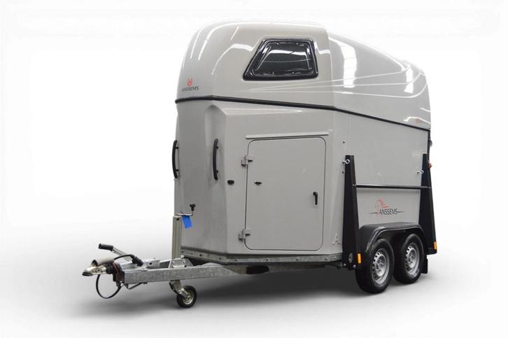 Anssems PTH 2000 Excelente Zilver Metallic Paardentrailer, Dieren en Toebehoren, Paarden en Pony's | Trailers en Aanhangwagens