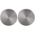 Set van twee Blinde plaatjes Permafix Proline rvs mat, Verzenden, Nieuw