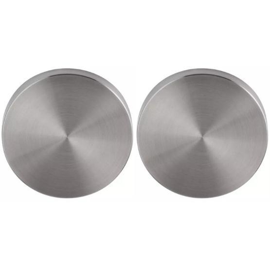 Set van twee Blinde plaatjes Permafix Proline rvs mat, Doe-het-zelf en Verbouw, Hang- en Sluitwerk, Verzenden