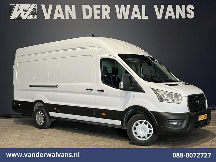 Ford Transit | 2.0TDCI 131pk L4H3 Jumbo Euro6 Airco | Camera, Auto's, Bestelauto's, Dealer onderhouden, Te koop, Handgeschakeld