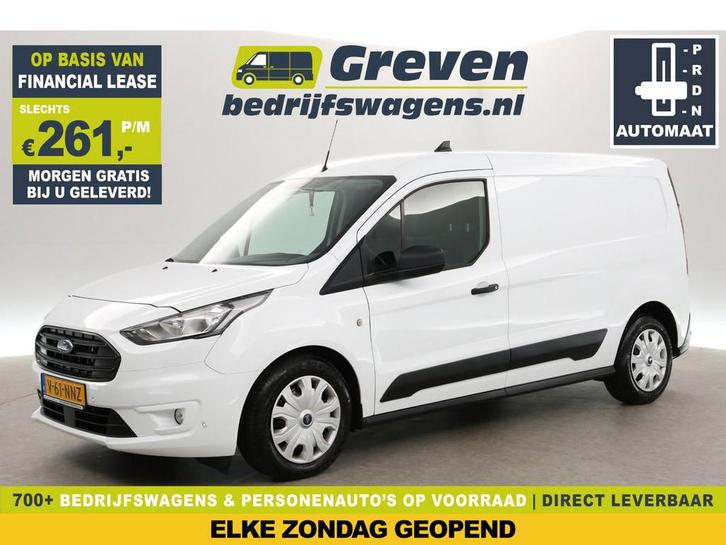 Ford Transit Connect 1.5 EcoBlue L2 100PK | 8-Traps, Auto's, Bestelauto's, Te koop, Automaat, Financial lease, Diesel, Wit, Ford