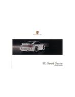 2009 PORSCHE 911 SPORT CLASSIC BROCHURE DUITS, Boeken, Auto's | Folders en Tijdschriften, Nieuw, Porsche, Author