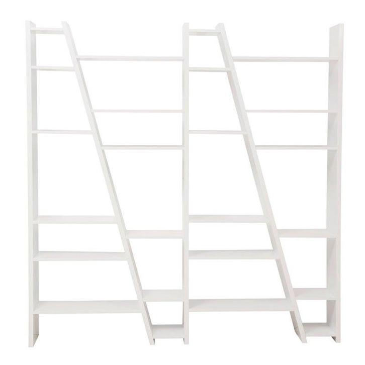 *WOONWINKEL* TemaHome Delta Schuine Wandkast 190 Cm Mat Wit, Huis en Inrichting, Kasten | Boekenkasten, Nieuw, Verzenden