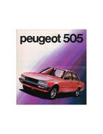 1982 PEUGEOT 505 BROCHURE ENGELS, Boeken, Auto's | Folders en Tijdschriften, Nieuw, Peugeot, Author